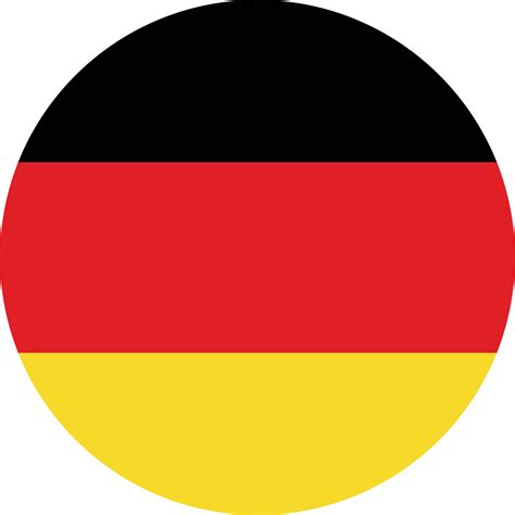 deutschland flagge rund png